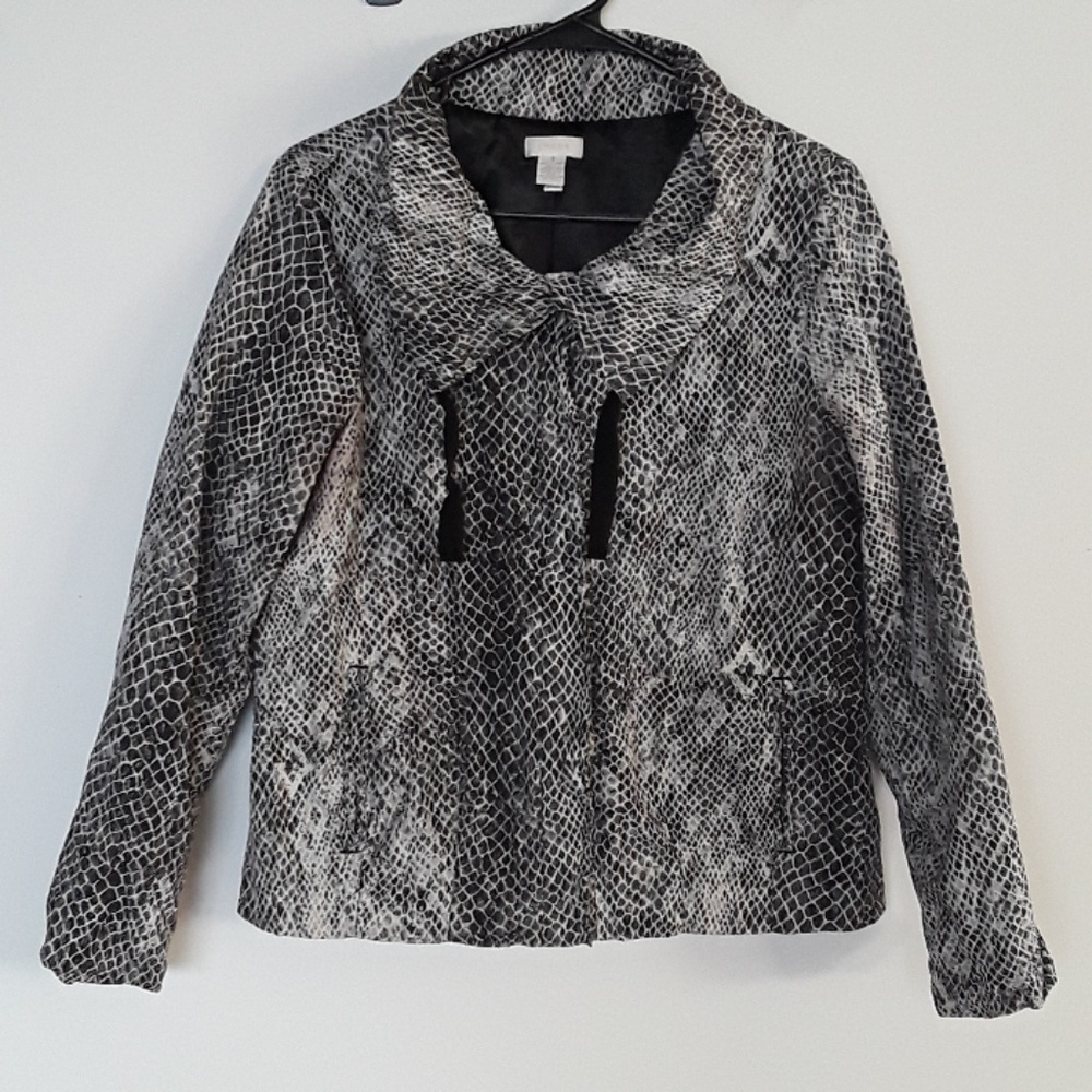 Chico's Animal Print Jacket